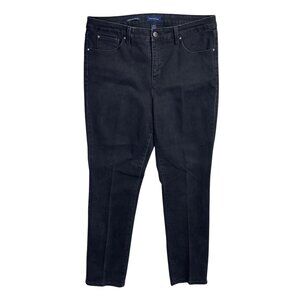 Black Jeans Charter Club Size 14 Lexington Straight Stretch Med Rise